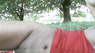 Mature Exotic Girl Playing Outdoor Sex Games - 5 image