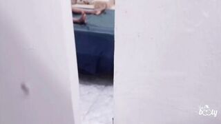 My Sexy Stepmom Squirted Alone When I Secretly Watched Her and finally fucked with Her and Cum on ass