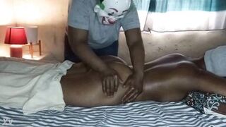 Exclusive! Big ebony ass massage. - 12 image