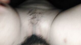 The cum flowing into the pussy hole. - 10 image