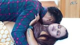 Indian Desi guy went to Bhabhi's room to fulfill his sexual desire