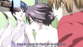 Perverted stepson takes the opportunity to fuck his stepmother's sister who begins to feel jealous. episode 04 UNCENSORED HENTAI - 3 image