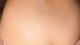 Wife fucking herself in the ass with the dildo