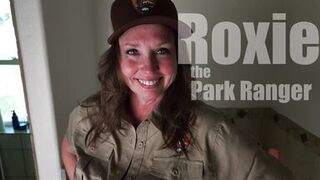 A Sexy Mature MILF Park Ranger Sucks And Fucks A Lost Hiker Till He Shoots his Load On Her Huge Tits.-Roxie the MILF Park Ranger - 2 image