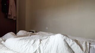 Muslim maid has sex with big black cock in a hotel room