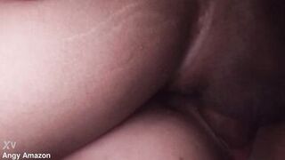 my neighbor came when i was taking a bath and fucks my mouth before creampying my pussy