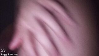 my neighbor came when i was taking a bath and fucks my mouth before creampying my pussy