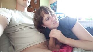 Ukrainian Milf Blowjob, Doggystyle Sex, Vaginal and Anal Creampie, Cum In Mouth, Swallow - 13 image