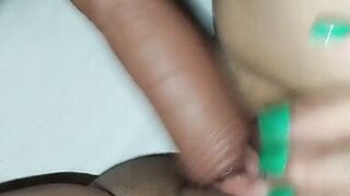 Fucking myself and cumming - 4 image