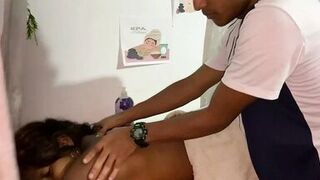 I fuck the masseuse and he ends up cumming in my tight pussy