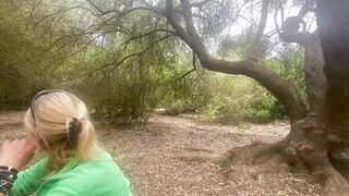 EXCURSION WITH MY STEPBROTHER - BLOWJOB ON THE MOUNTAIN - CUM IN MOUTH