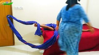 Stepson Fucked by Hot MILF Stepmom with hands tied - Role play