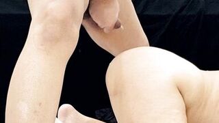 Stepson Sneaks Into Real Stepmom Bed And Surprise Fucks, Milf Big Tits Were Bouncing While Dad Is In The Shower - 15 image