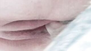 mother-in-law's meaty pussy filled with cum