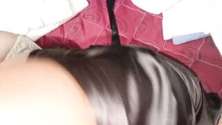 Grandma enjoys the milk in her mouth, she swallows it all and says she likes semen