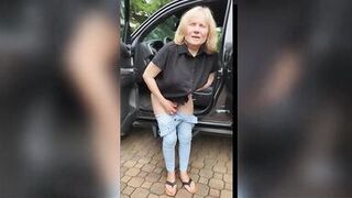 GILF Flashes 34H Tits