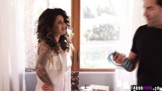 Arabelle Raphael getting some comfort from Victor Ray and ending up the two of them fucking hard