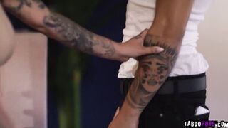 Arabelle Raphael getting some comfort from Victor Ray and ending up the two of them fucking hard