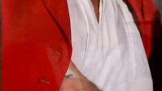 Horny cutie moans as a huge hard pole penetrates her tight pussy