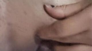 My stepmom is addicted to touching herself and leaving her pussy creamy