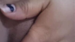 My stepmom is addicted to touching herself and leaving her pussy creamy