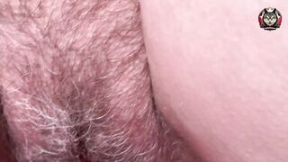 HAIRY Pussy Fuck and CUMSHOT. ULTRA CLOSE-UP!