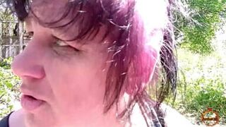 KlaudiaAmerGirl sexy milf solo on the grass