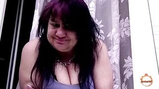 Ass licking in the window, KlaudiaAmerGirl gets cum in her mouth.