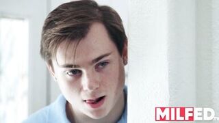 Sneaking On My Hot Latin Step Mom Working Out - MILFED