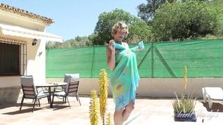 A Day at the Pool with Busty Mature Bombshell Mrs. M