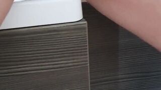 Sexy MILF Having Some Fun in the Bathroom