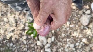 BLOWJOB - CUM IN MOUTH IN THE MOUNTAIN