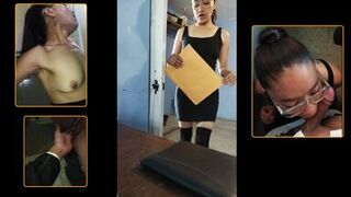 I fuck Moni in the bathroom, the Accountant's assistant and make her my own assistant