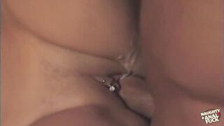 Adorable Brunette Orgasms While a Guy Gives Her Hardcore Anal in Her Tight Hole