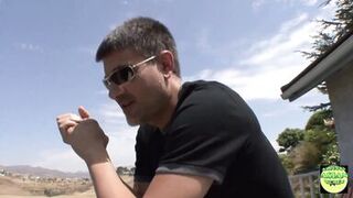 Husband Cheats His Wife While She Watches Him Pounding Sexy Babe in Her Tight Vagina