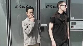 Horny MILF Fucks Two Guys in the Parking Lot