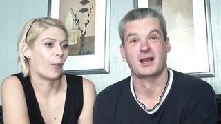 He also likes to blow a cock, the wife doesn't care, the main thing is that she gets fucked by 2 guys - 2 image