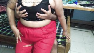 My Girlfriend mom sucks my big cock while I'm pisses in bathroom then Hughes cums inside her big ass - Anal sex - 9 image