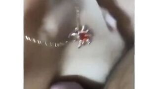 My sweetheart didn't deprive me even though she's sick.