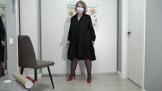 What do students dream about during a lesson from a mature teacher? Curvy milf with big ass and shaved pussy. PAWG - 11 image