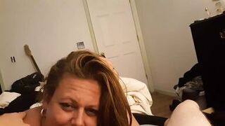 Sexy Amateur deepthroat blowjob - 1 image