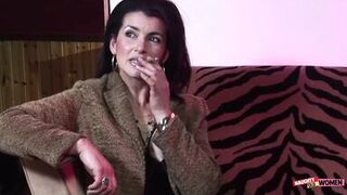 Instead of a game show they strip the milf and have group sex with anal