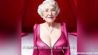 [GRANNY Story] GILF's Night to Remember: Double Penetration in the Tent with two BBCs - 11 image