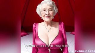 [GRANNY Story] GILF's Night to Remember: Double Penetration in the Tent with two BBCs - 12 image