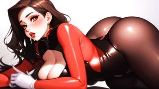 (Ai) Cute Girls with Huge Extra Large Booties Completion 2