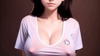 Hot girl wanting cock in pussy - 3D animation