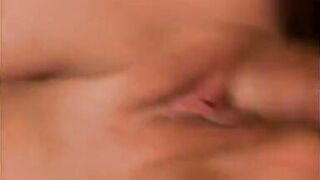 Hot and Horny Babe Shoves a Hard Dildo Inside Her Wet Pussy