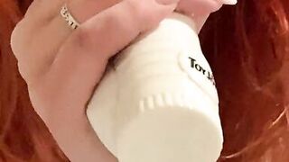 Deep Wet Vibrator Blowjob