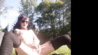 Goth Golden Hour - Outdoor Squirting