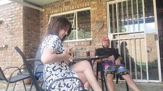 Mutual Masturbation with My Nieghbors Wife Turns Into Outdoor Creampie